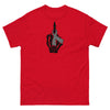 Brain Cancer Middle Finger Ribbon Tee - JohnVsGBMRedS
