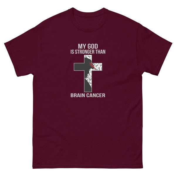 Brain Cancer My God Tee - JohnVsGBMMaroonS