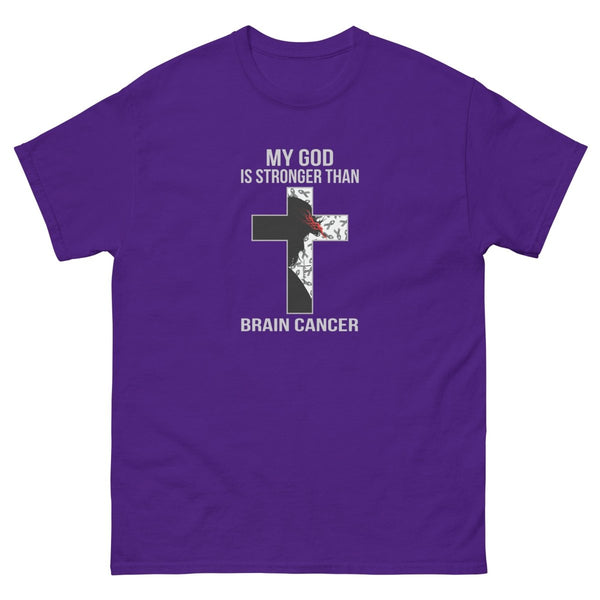 Brain Cancer My God Tee - JohnVsGBMPurpleS