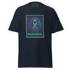 Brain Cancer Neon Brain Tee - JohnVsGBMNavyS