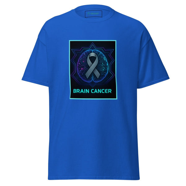 Brain Cancer Neon Brain Tee - JohnVsGBMRoyalS