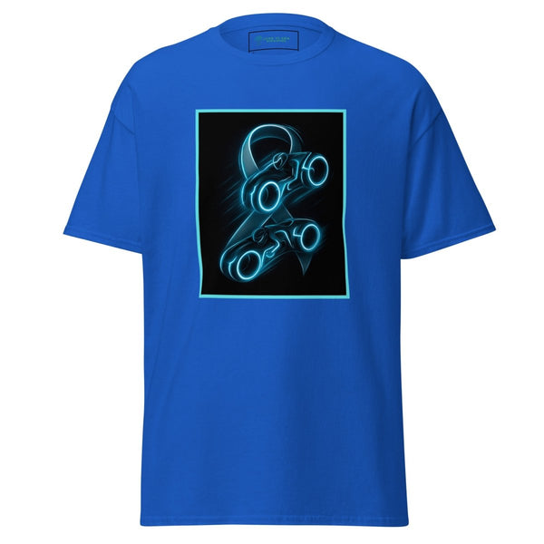 Brain Cancer Neon Duel Bike Tee - JohnVsGBMRoyalS