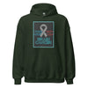 Brain Cancer Neon Duel Hoodie - JohnVsGBMForest GreenS