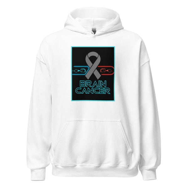 Brain Cancer Neon Duel Hoodie - JohnVsGBMWhiteS