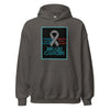 Brain Cancer Neon Duel Hoodie - JohnVsGBMCharcoalS