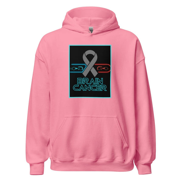 Brain Cancer Neon Duel Hoodie - JohnVsGBMAzaleaS