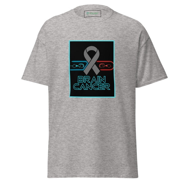 Brain Cancer Neon Duel Tee - JohnVsGBMSport GreyS