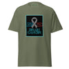 Brain Cancer Neon Duel Tee - JohnVsGBMMilitary GreenS