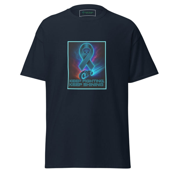 Brain Cancer Neon Fighting Tee - JohnVsGBMNavyS