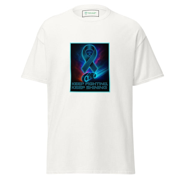Brain Cancer Neon Fighting Tee - JohnVsGBMWhiteS