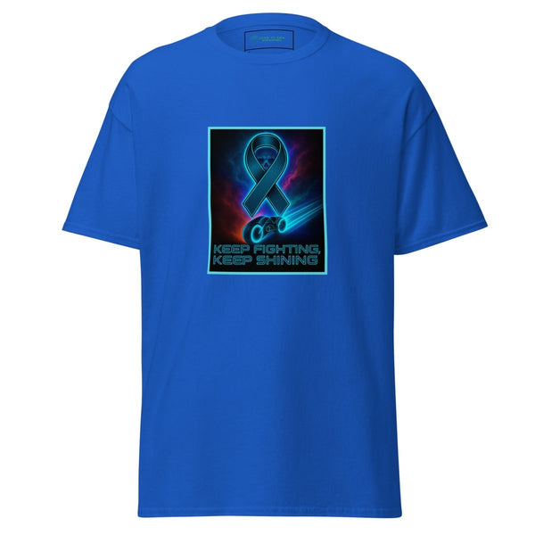 Brain Cancer Neon Fighting Tee - JohnVsGBMRoyalS