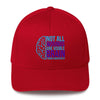 Brain Cancer Neon Fitted Cap - JohnVsGBMRedS/M