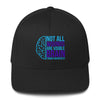 Brain Cancer Neon Fitted Cap - JohnVsGBMBlackS/M