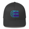 Brain Cancer Neon Fitted Cap - JohnVsGBMDark GreyS/M