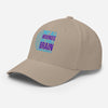 Brain Cancer Neon Fitted Cap - JohnVsGBMKhakiS/M