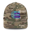 Brain Cancer Neon Fitted Cap - JohnVsGBMMulticam GreenS/M