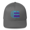 Brain Cancer Neon Fitted Cap - JohnVsGBMGreyS/M
