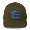 Brain Cancer Neon Fitted Cap - JohnVsGBMOliveS/M