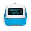 Brain Cancer Neon Glioblastoma Trucker Hat - JohnVsGBMBlue / White / Blue