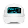 Brain Cancer Neon Glioblastoma Trucker Hat - JohnVsGBMWhite