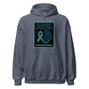 Brain Cancer Neon Hashtag Hoodie - JohnVsGBMHeather Sport Dark NavyS