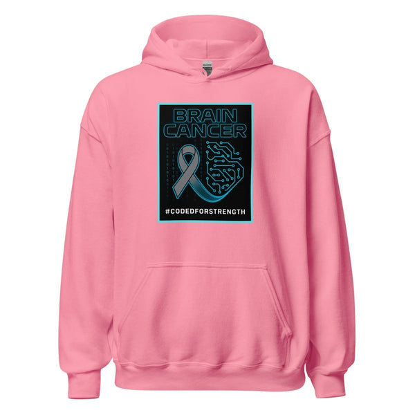 Brain Cancer Neon Hashtag Hoodie - JohnVsGBMAzaleaS