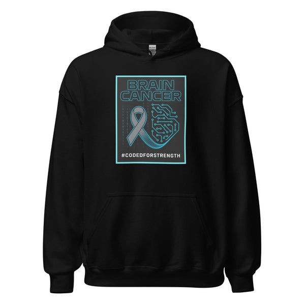 Brain Cancer Neon Hashtag Hoodie - JohnVsGBMBlackS