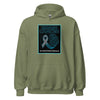 Brain Cancer Neon Hashtag Hoodie - JohnVsGBMMilitary GreenS