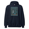 Brain Cancer Neon Hashtag Hoodie - JohnVsGBMNavyS