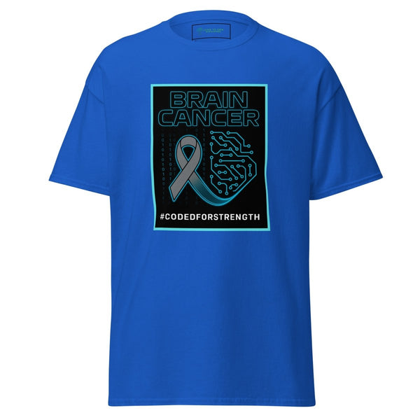 Brain Cancer Neon Hashtag Tee - JohnVsGBMRoyalS