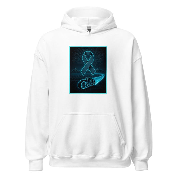 Brain Cancer Neon Landscape Hoodie - JohnVsGBMWhiteS