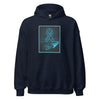 Brain Cancer Neon Landscape Hoodie - JohnVsGBMNavyS