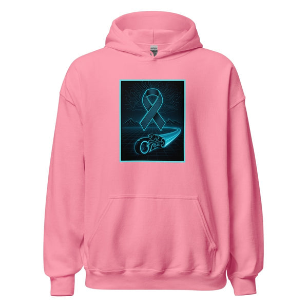 Brain Cancer Neon Landscape Hoodie - JohnVsGBMAzaleaS