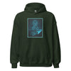 Brain Cancer Neon Landscape Hoodie - JohnVsGBMForest GreenS