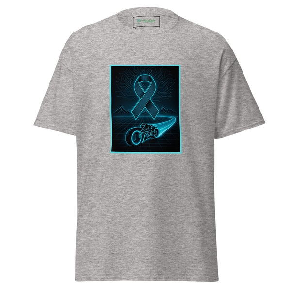 Brain Cancer Neon Landscape Tee - JohnVsGBMSport GreyS