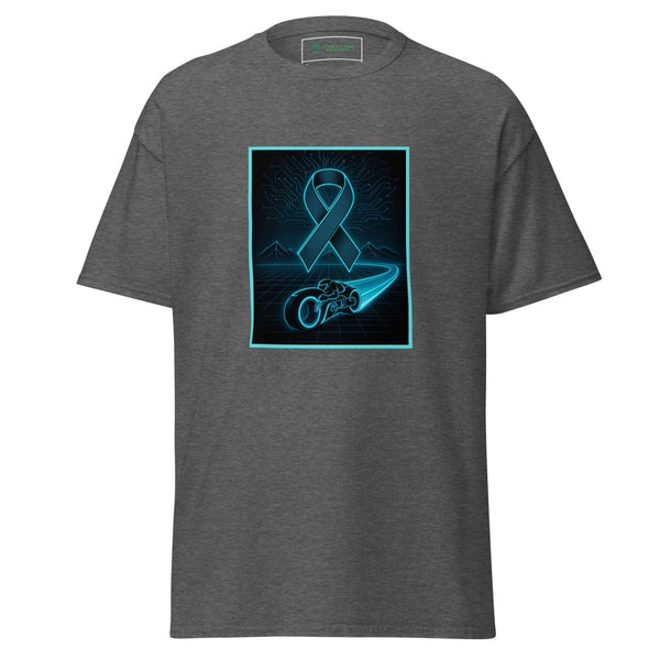 Brain Cancer Neon Landscape Tee - JohnVsGBMDark HeatherS