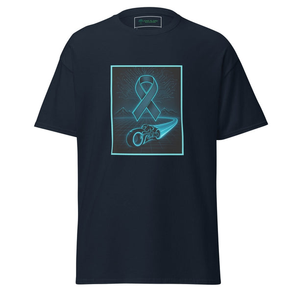 Brain Cancer Neon Landscape Tee - JohnVsGBMNavyS