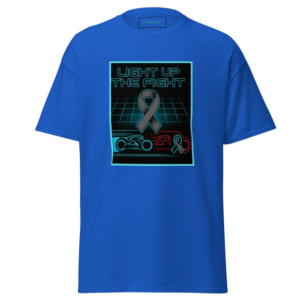 Brain Cancer Neon Light Up Tee - JohnVsGBMRoyalS