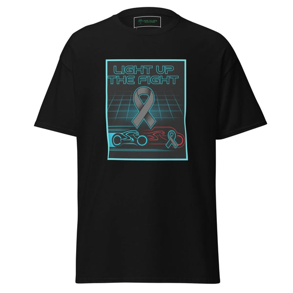 Brain Cancer Neon Light Up Tee - JohnVsGBMBlackS