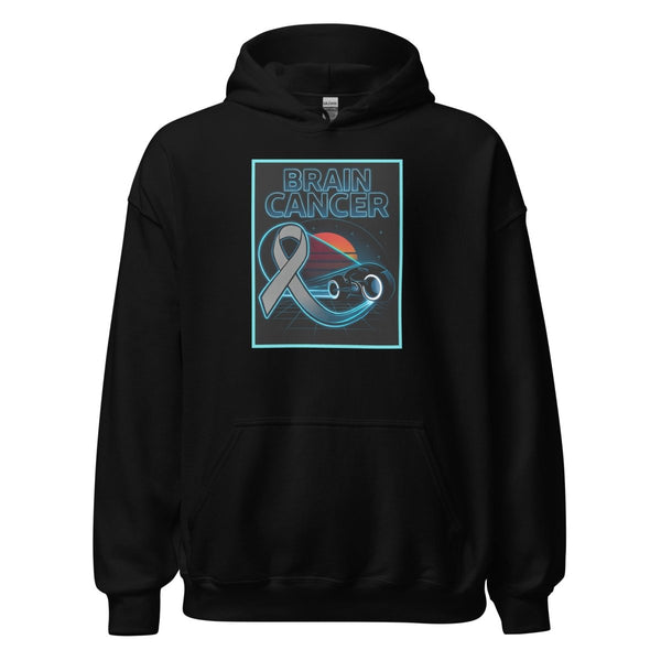 Brain Cancer Neon Moon Hoodie - JohnVsGBMBlackS