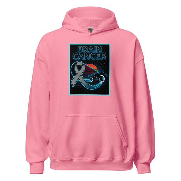 Brain Cancer Neon Moon Hoodie - JohnVsGBMAzaleaS