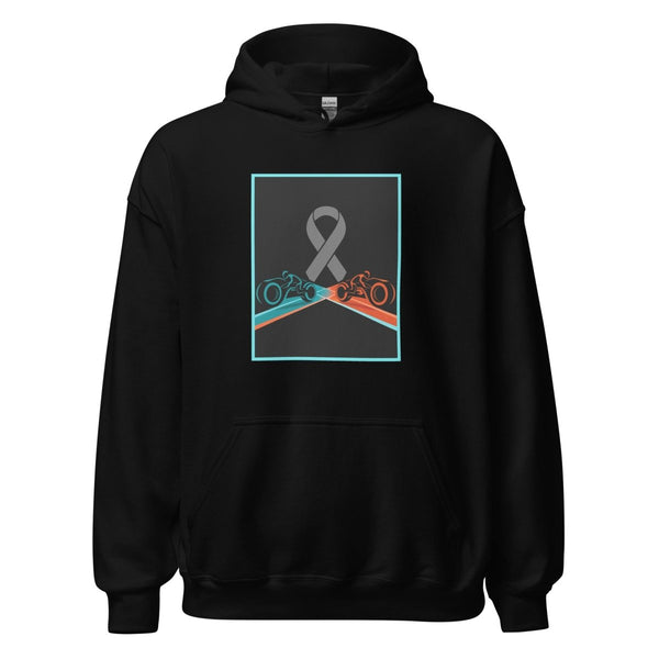 Brain Cancer Neon Races Hoodie - JohnVsGBMBlackS
