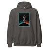 Brain Cancer Neon Races Hoodie - JohnVsGBMCharcoalS