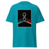 Brain Cancer Neon Racing Tee - JohnVsGBMTropical BlueS