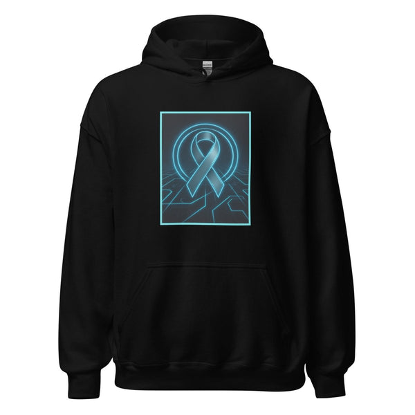 Brain Cancer Neon Ribbon Hoodie - JohnVsGBMBlackS