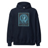 Brain Cancer Neon Ribbon Hoodie - JohnVsGBMNavyS