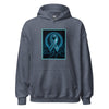 Brain Cancer Neon Ribbon Hoodie - JohnVsGBMHeather Sport Dark NavyS