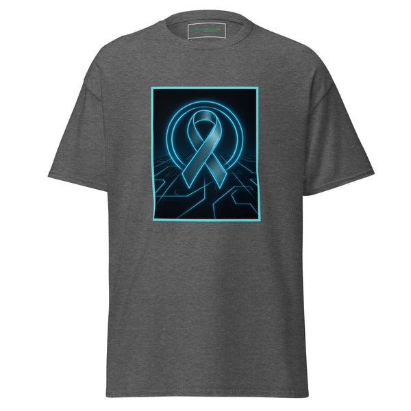 Brain Cancer Neon Ribbon Tee - JohnVsGBMDark HeatherS