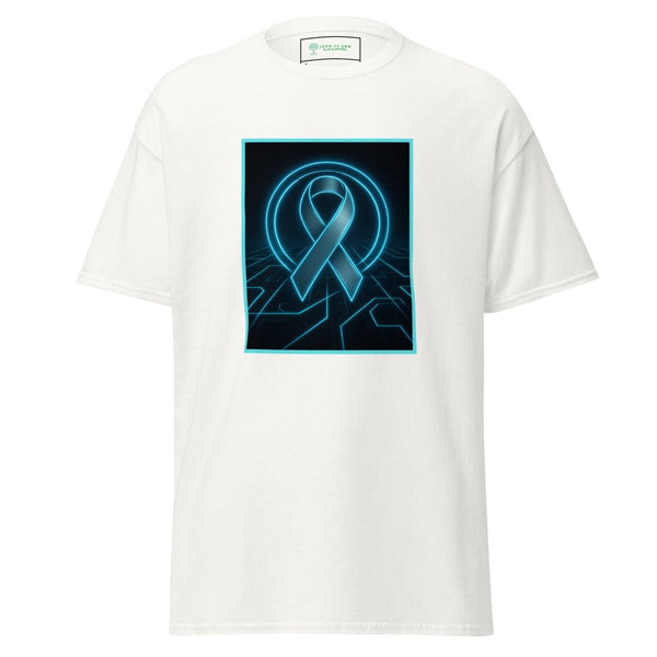 Brain Cancer Neon Ribbon Tee - JohnVsGBMWhiteS