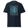 Brain Cancer Neon Ribbon Tee - JohnVsGBMNavyS
